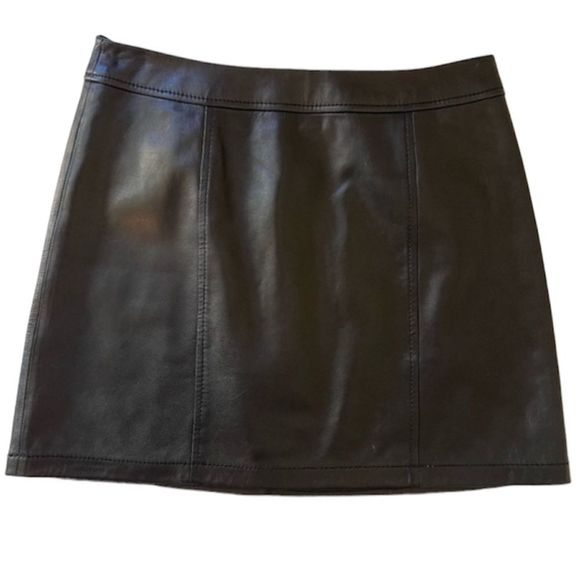 Gianni Bini Dresses & Skirts - Gianni Bini Black Leather Skirt